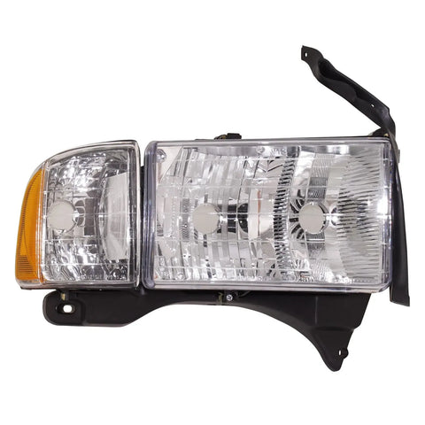 Headlight Headlamp w/ Corner Light Passenger Side Right RH for Dodge Ram Sport