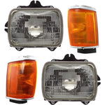 Headlight Kit For 1987-1989 Toyota 4Runner Driver and Passenger Side