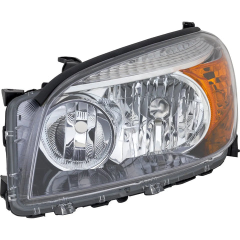 Headlight For 2006 2007 2008 Toyota RAV4 Sport Limited Models Left Black Housing