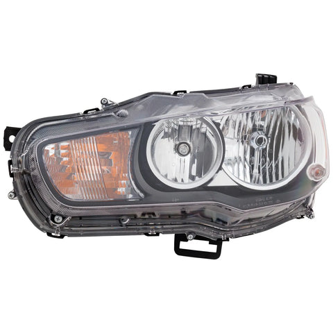 Halogen Headlight For 2008-2009 Mitsubishi Lancer Left w/ Bulb