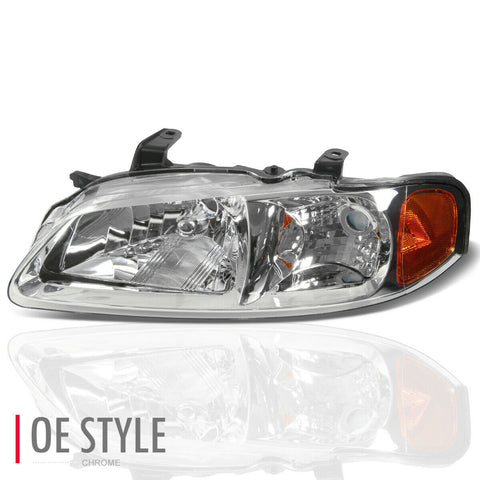 00-03 Nissan Sentra NI2502129 LH Driver Left Side Headlight Head Lamp Chrome