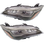 Headlight Set For 2015-2017 Toyota Camry XSE Left and Right LED With Bulb 2Pc