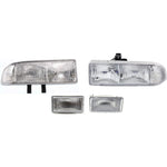 Headlight Kit For 1998-2004 Chevrolet S10 1998-2005 Blazer Left & Right 4pc