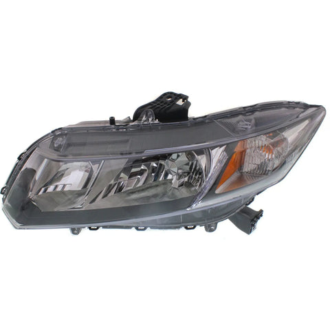 Headlight For 2013-2015 Honda Civic LX Touring DX EX Si HF Hybrid EX-L Left CAPA