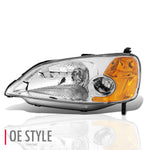 01-03 Honda Civic OE Style Front Driving Headlight Headlamp Left HO2502116