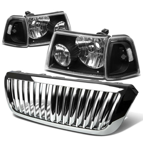 04-05 D RANGER BLACK HEADLIGHT+CLEA