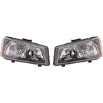 Headlights Headlamps Left & Right Pair Set for Silverado Avalanche Pickup Truck