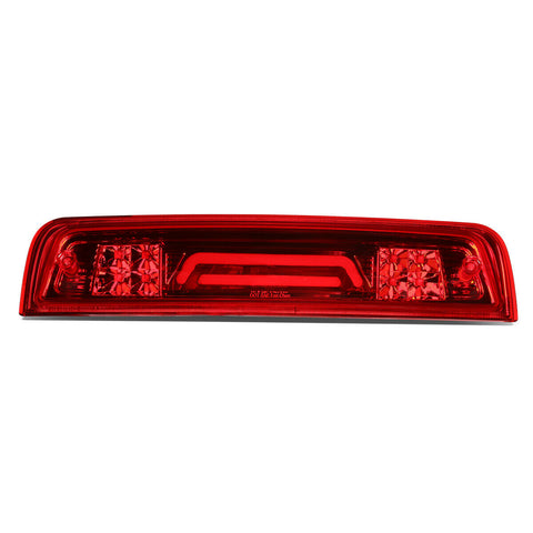 2009-2017 Ram 1500 2500 3D LED Bar Third 3rd Tail Brake Light Cargo Lamp Red