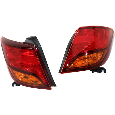 Tail Light For 2015-2017 Toyota Yaris Set of 2 Driver and Passenger Side CAPA