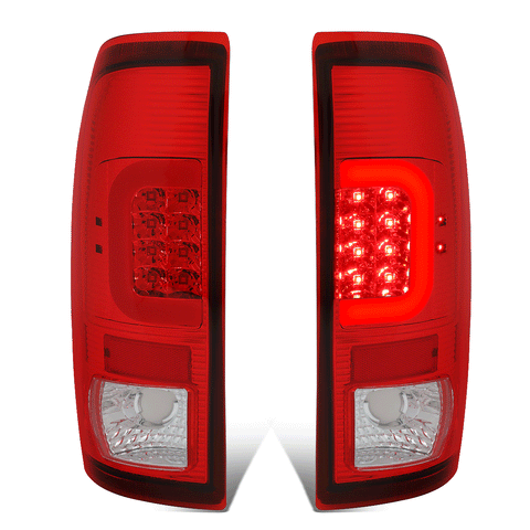 1999-2007 d Super Duty F150 Red LED C-Bar Tail Brake Light Reverse Lamp