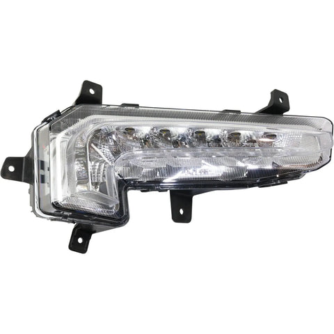 Driving Light For 2016-2018 Chevrolet Malibu Right Clear Plastic With Bulb