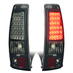 2003-2007 Silverado Sierra 1500 2500 Full LED Tail Brake Light Lamps Smoked