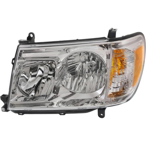 Headlight For 2006-2007 Toyota Land Cruiser Base Model Left Clear Lens