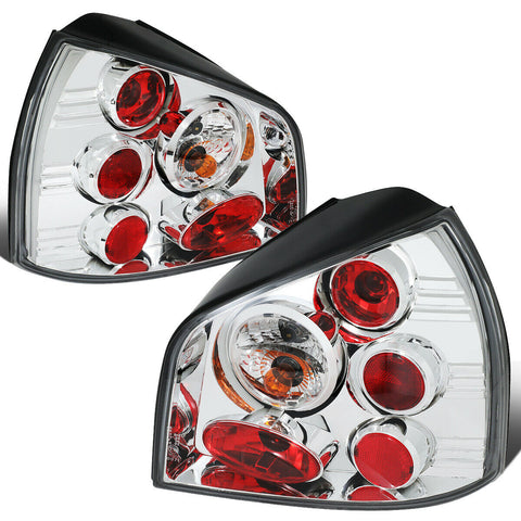 98-02 Audi A3/S3 Pair Chrome Housing Tail Light Brake/Parking/