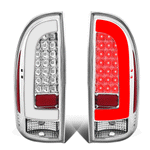 2005-2015 Toyota Tacoma 3D LED Tube Bar Tail Brake Light Reverse Lamp Chrome