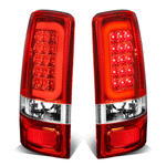 2000-2006 Suburban Yukon XL 1500 2500 LED C-Tube Tail Brake Light Lamp Kit