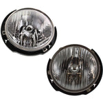 Headlight Set For 2007-2017 Jeep Wrangler (JK) Left and Right With Bulb CAPA 2Pc