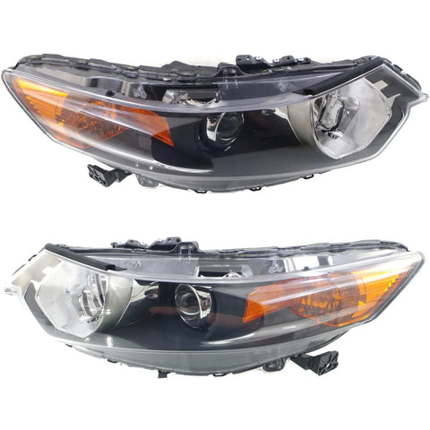 Headlight Set For 2009-2014 Acura TSX Left and Right HID CAPA 2Pc