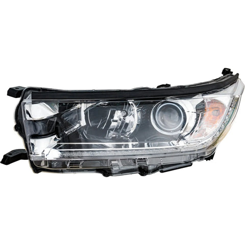 Headlight For 2017-2018 Toyota Highlander Left Side With bulbs Halogen