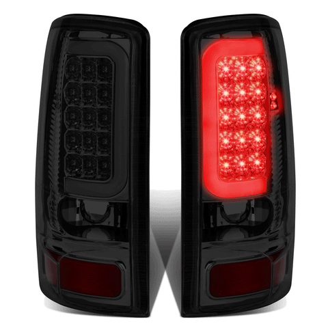 2000-2006 Suburban Yukon XL 1500 2500 LED C-Tube Tail Brake Light Lamp Smoke