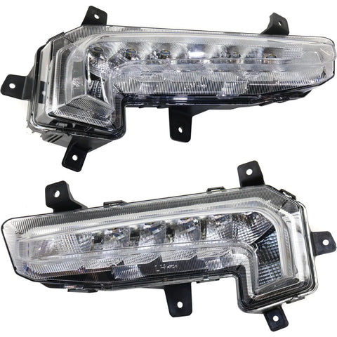 Driving Light For 2016-2017 Chevrolet Malibu Set of 2 Left and Right CAPA