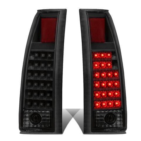 1988-1998 C/K C10 Truck 1500 2500 3500 Suburban LED Tail Brake Lamps Tinted