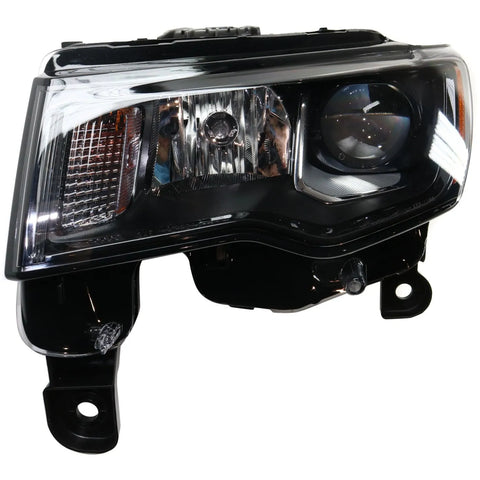 Headlight For 2017-2018 Jeep Grand Cherokee Left Standard With Bulb