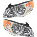 Headlight Set For 2010 Hyundai Elantra Sedan Left and Right With Bulb 2Pc