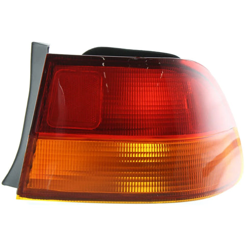 Halogen Tail Light For 1996-1998 Honda Civic Coupe Right Outer Amber & Red Lens