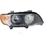 Headlight Assembly For 2000-03 BMW X5 with White Turn Signal HID Passenger Side