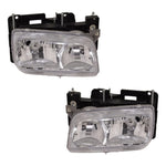 Headlights For 1992-2000 GMC Yukon LH RH CAPA 99-00 Escalade Clear Lens Halogen