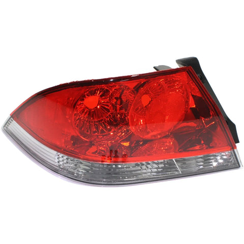 Halogen Tail Light For 2004-2007 Mitsubishi Lancer Left Clear & Red Lens