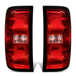 14-19 Chevy Silverado GMC Sierra Red Lens OE Style Tail Brake Light Lamps