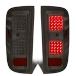 2014-2019 Silverado Sierra 1500 2500 Full LED Tail Brake Light Lamps Smoked