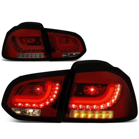 2010-2014 VW Volkswagen Golf Hatchback LED Tail Brake Light Stop Lamp Smoked