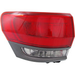 Tail Light For 2014-2018 Jeep Grand Cherokee With Gray Trim Driver Side Outer