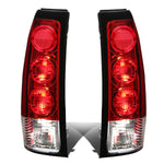 1999-2003 Silverado Sierra 1500 2500 Altezza Style Tail Light Lamp Set Red