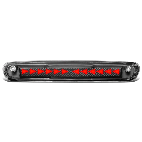 2007-2014 Silverado Sierra Chasing Triangle LED Carbon 3rd Brake Light Lamp