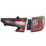 Tail Light Set For 2020 Subaru Outback Right Inner and Outer Clear/Red LED