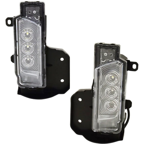 Pair Driving Lights Lamps Headlights Headlamps Set of 2 Driver & Passenger Side