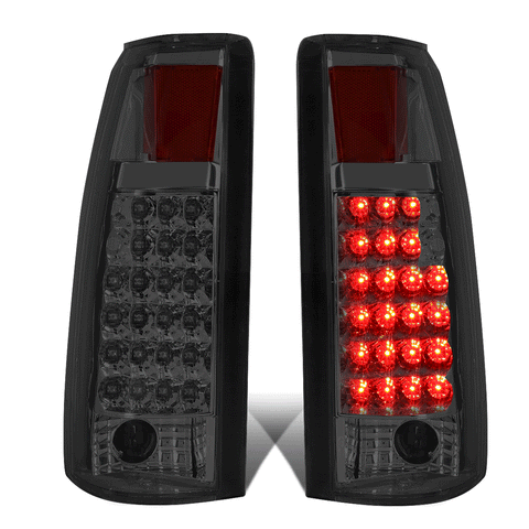 1988-1998 C/K C10 Truck 1500 2500 3500 Suburban LED Tail Brake Lamps Smoked