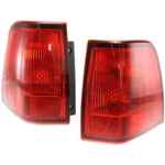 Halogen Tail Light Set For 2003-2006 Lincoln Navigator Outer Red Lens 2Pcs