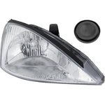 Headlight For 2000 2001 2002 Ford Focus Right Clear Lens With Bulb