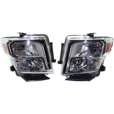 Headlight For 2017 Nissan Titan Driver and Passenger Side