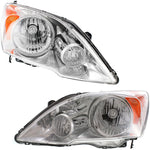 Headlights For 2007-2011 Honda CR-V CRV Headlamps Left Right Side Set of 2