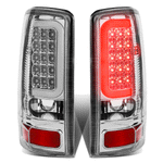 2000-2006 Yukon Suburban 1500 2500 LED C-Tube Tail Brake Light Lamp Chrome