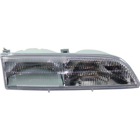 Headlight For 89-93 Ford Thunderbird Right With Bulb Halogen Composite Type