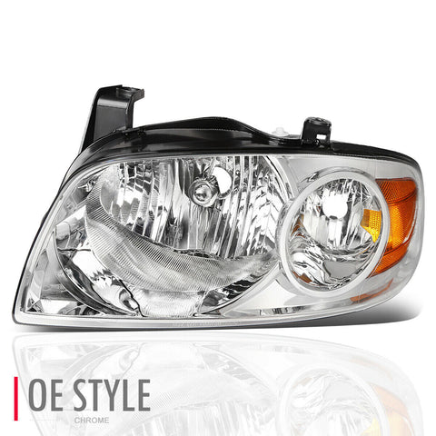 04-06 Nissan Sentra NI2502151 LH Driver Left Side Headlight Head Lamp Chrome