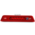 08-12 Jeep Liberty Red Housing Rear Third 3rd Tail Brake LED Light Lamp