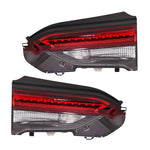 Tail Light Set For 2019-21 Toyota RAV4 2021 Prime RH Inner Outer Clear/Red